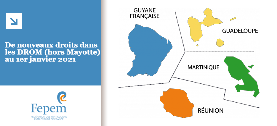 De nouveaux droits dans les DROM (hors Mayotte) au 1er janvier 2021