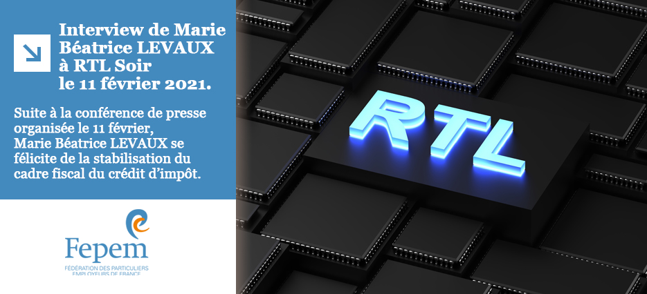 Interview de Marie Béatrice LEVAUX à RTL Soir le 11 février 2021